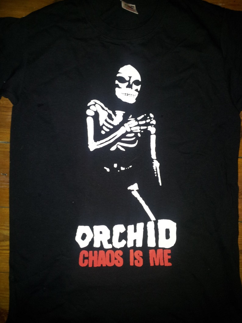 ORCHID Chaos Is Me t-shirt hardcore band image 1