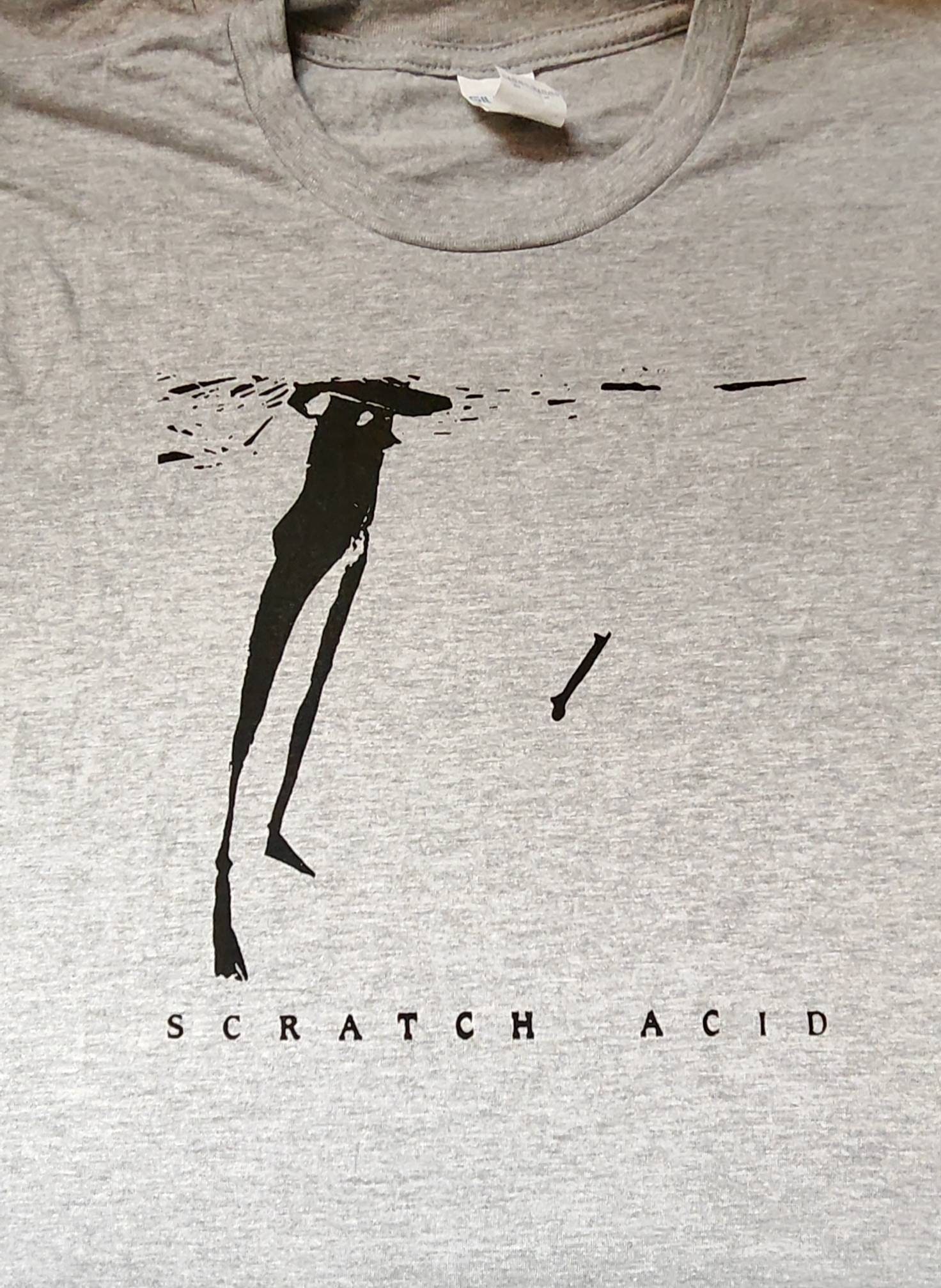 scratch acid band t shirt big black