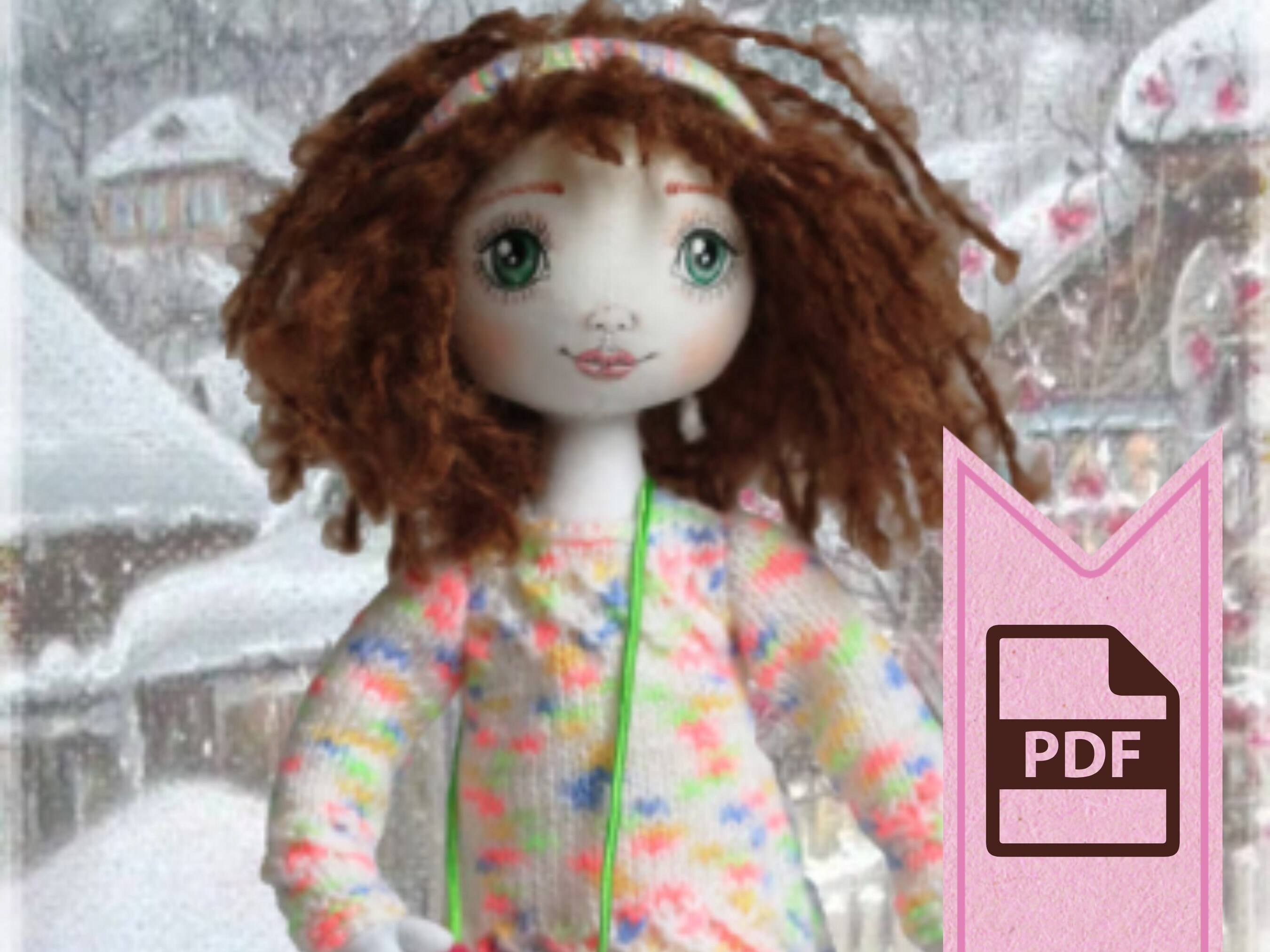 Cloth Doll Pattern PDF Digital Download - Etsy