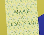 Map postal make a lemonade - sold with its metallic envelope