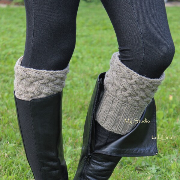 Knit Boot Socks Etsy