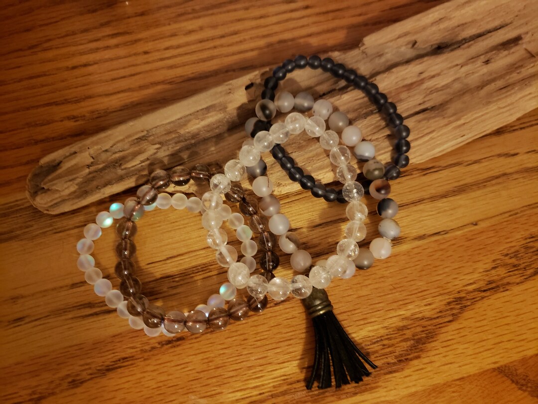 Stretch Gemstone Bracelets Etsy