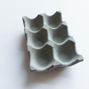 Egg holder 6 eggs concrete