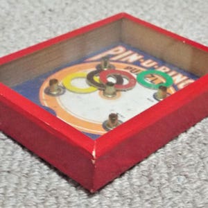 Pin-U-Ringit Vintage Dexterity Puzzle Game R. Journet image 2