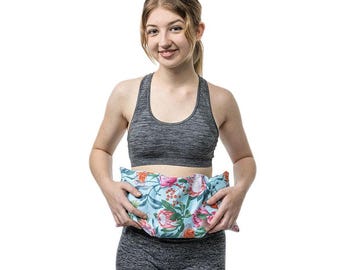 Heat Pack with Removable Washable Cover, Australian Lupin Wheat Free Microwave Heat Bag for Back and Period Pain, Handmade Gift
