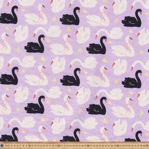 Neck Heat Pack for Shoulder Pain Relief, Australian Lupin Wheat Free Microwave Heat Bag, Handmade Boomerang Heat Wrap, Gift for Her Swans