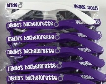 Personalized Sunglasses, Wedding Bridal Party Favors, Bachelorette Gifts, Destination Wedding Gifts, Cruise Mementos, Custom Glasses