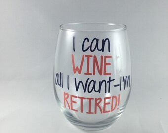 Free Free 116 Retirement Wine Glass Svg Free SVG PNG EPS DXF File