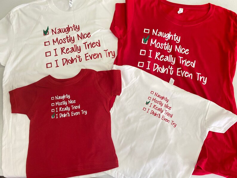 matching holiday family shirts
