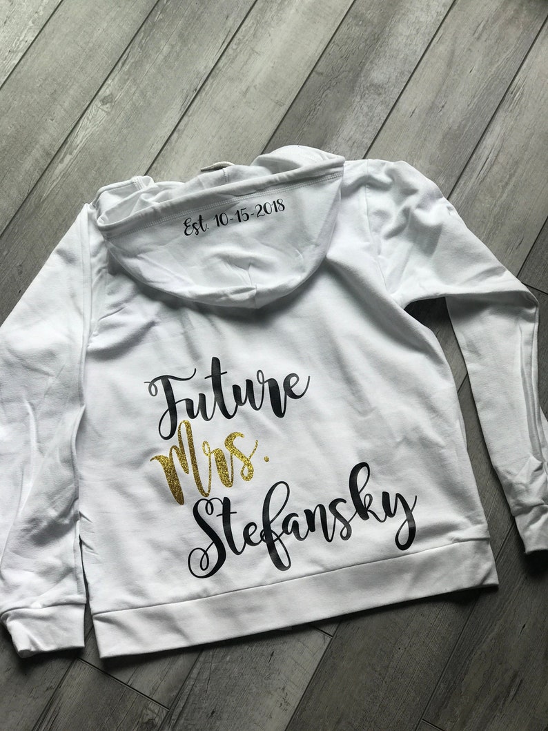 Future Mrs sweatshirt engagement party gift bridal shower gift winter engagement hoodie winter wedding cute bride shirt soon to be Mrs
