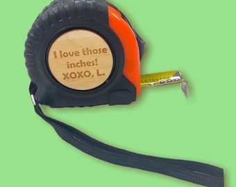 Funny Tape Measure, Personalized Gifts For Him, Custom Engraved, Personalized Valentines Day Gifts for Him, Boyfriend Gift Idea, Stocking