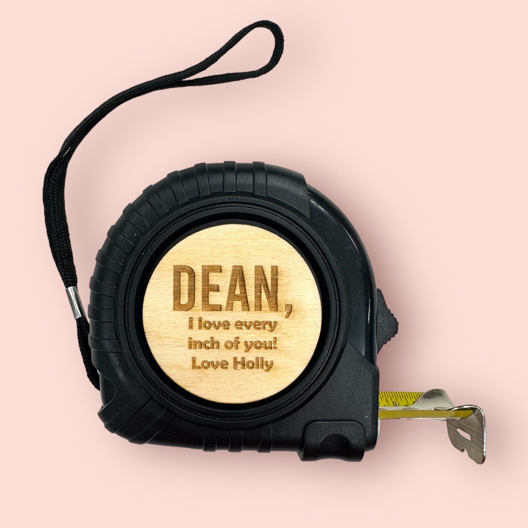 Funny Tape Measure, Personalized Gifts for Him, Custom Engraved