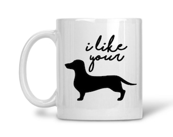 Funny Christmas Gift for Him, Naughty Gift, Inappropriate Mug, Funny Coffee Gift, I Like Your Weiner, Anniversary Gift for him