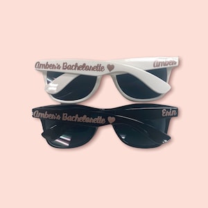 Personalized Wayfarer Sunglasses: wedding sunglasses, Beach glasses, Bachelorette Party favor, Bachelor Party, Spring Break gift