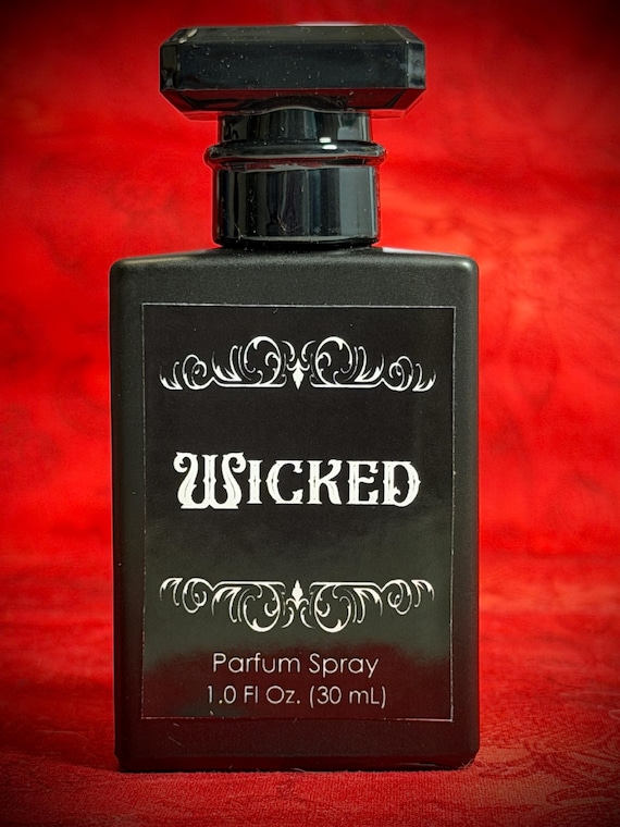 Wicked Gothic Perfume Oil, is a fruity potion of pure decadence; dark, juicy, and dangerously irresistible. 1oz (30ml) Glass Spray Bottle