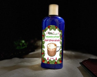 Hot Chocolate Organic Vegan Lotion, Palm Free Moisturizer, Cruelty Free Skin Care, Gifts for Her, Cruelty Free Skincare Hand Lotion