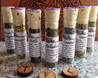 Herbal Witchcraft, Sacred Herbs, Magickal Herbs, Spell Kit, Pagan Herbs and Flowers, Witchcraft Supplies, Pagan Supplies