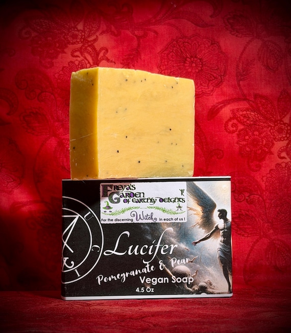 Lucifer Bath Soap, Pomegranate Pear Soap Bar
