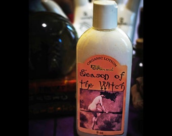Season Of The Witch Pumpkin Organic Lotion, Pumpkin Spice Lotion, Organic Lotion With Jojoba, Shea Butter Lotion, Massage Lotion