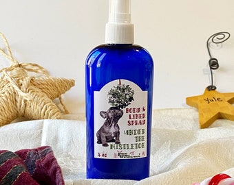 Mistletoe Body Mist, Room and Linen Spray, Mistletoe Cologne Spray, Yule Gifts, Christmas Limited Edition Body Spray, Gifts for Teacher,