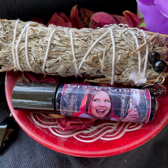 Menopause Oil, Crazy Crone Oil Blend, Power Crone oil, Menopause Relief, Roll-on Bottle Essential Oil Blend, Free Shipping, Gifts for Women