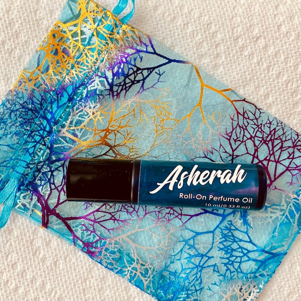 Asherah Perfume Roll On Oil, Vegan Organic Perfume Oil, Goddess Ritual Anointing Oil, Roller Ball Perfume, Custom Perfume, 10 ml