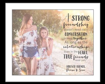 1 photo gift for best friend long distance friends gift christmas gifts for best friends christmas gift for her quote wall art prints - Christmas Gifts For Best Friend Female 1 photo gift for best friend long distance friends gift christmas gifts for best friends christmas gift for her quote wall art prints - Christmas Gifts For Best Friend Female
