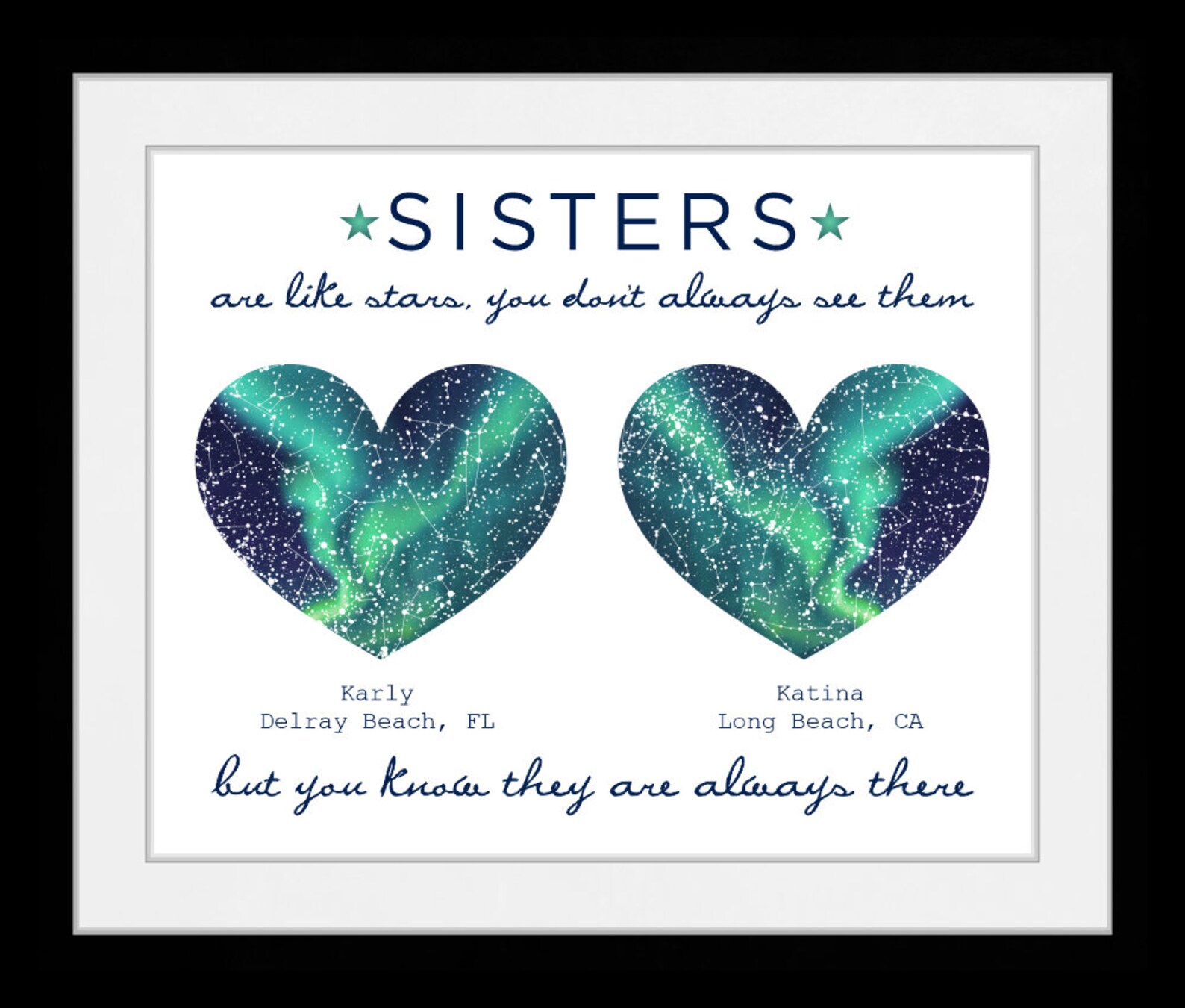 Gift for Sister Birthday Personalized Birthday Gifts Big Etsy