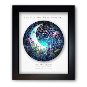 Personalized Star: Baptism Gift for Godchild, Church Christening Gift (Godmother, Godfather, Godparent, Girl, Boy)