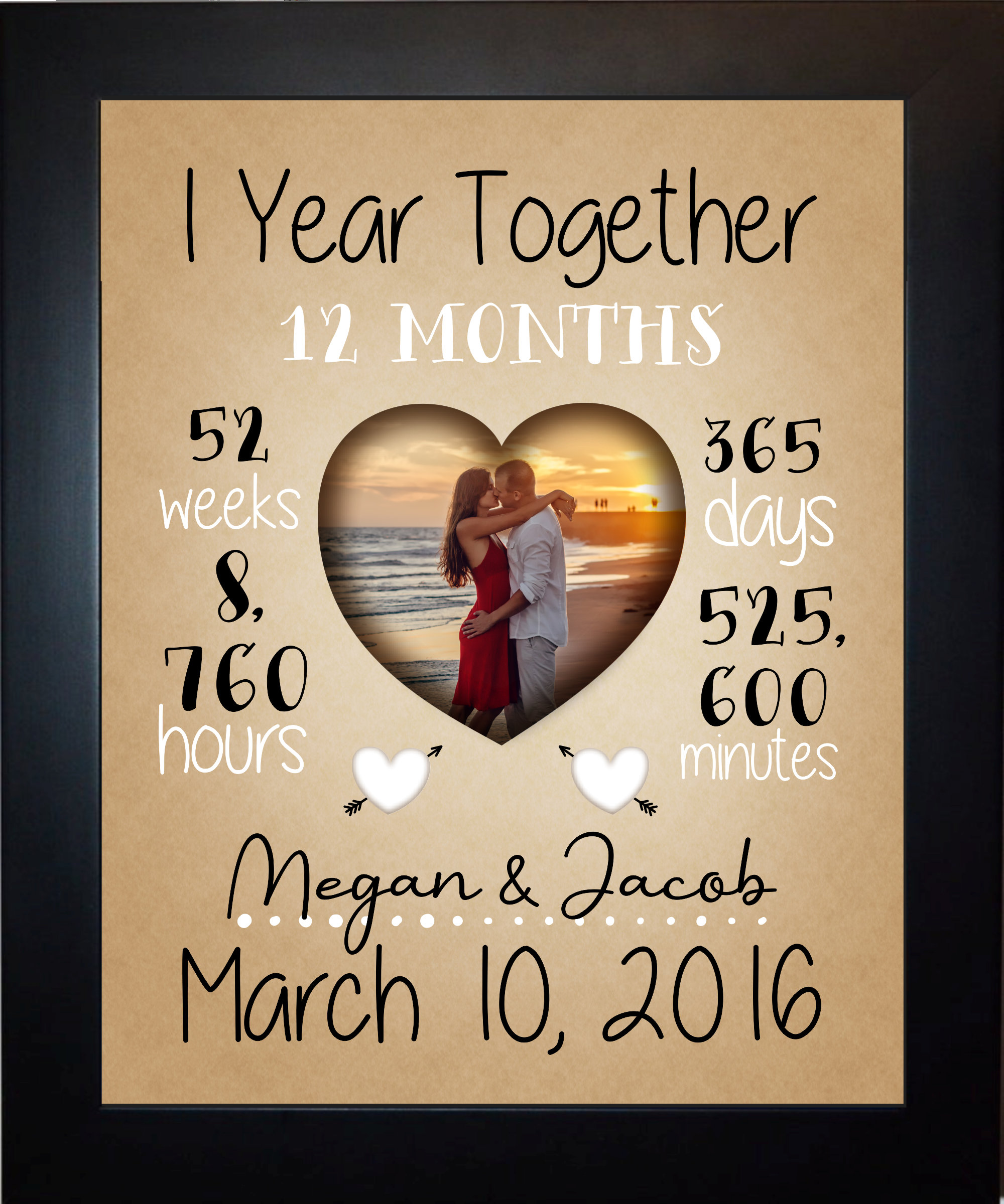 1st Anniversary Gift for Husband, 1st Wedding Anniversary, Anniversary Gifts  – Zestpics