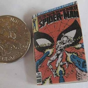 Comic Book Spiderman - dollhouse miniature 1:12 scale