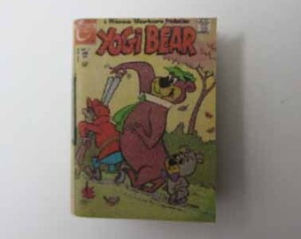 Comic Book Yogi Bear - dollhouse miniature 1:12 scale