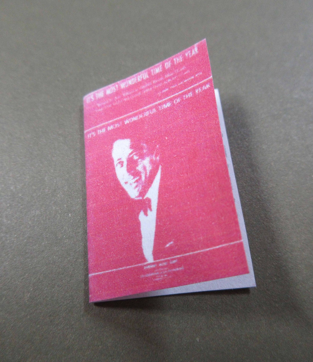 Sheet Music It's the Most Wonderful Time of the Year Dollhouse