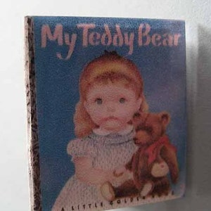 Children's Book My Teddy Bear - dollhouse miniature 1:12 scale