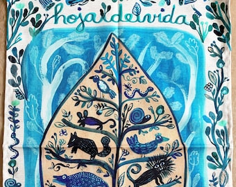 Hoja de Vida Tea Towel