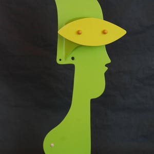 Abstract Pop Art Small Metal Colorful Sculpture by Jacob Novinger
