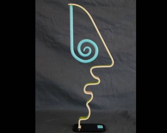 Pop Art Human Abstract Metal Sculpture by Jacob Novinger