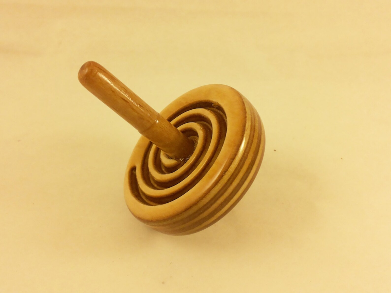 Wooden Spin Top Spinning Top Spiral Handmade Medium Wooden Etsy