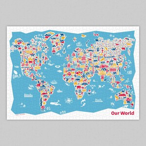 World map jigsaw puzzle image 2