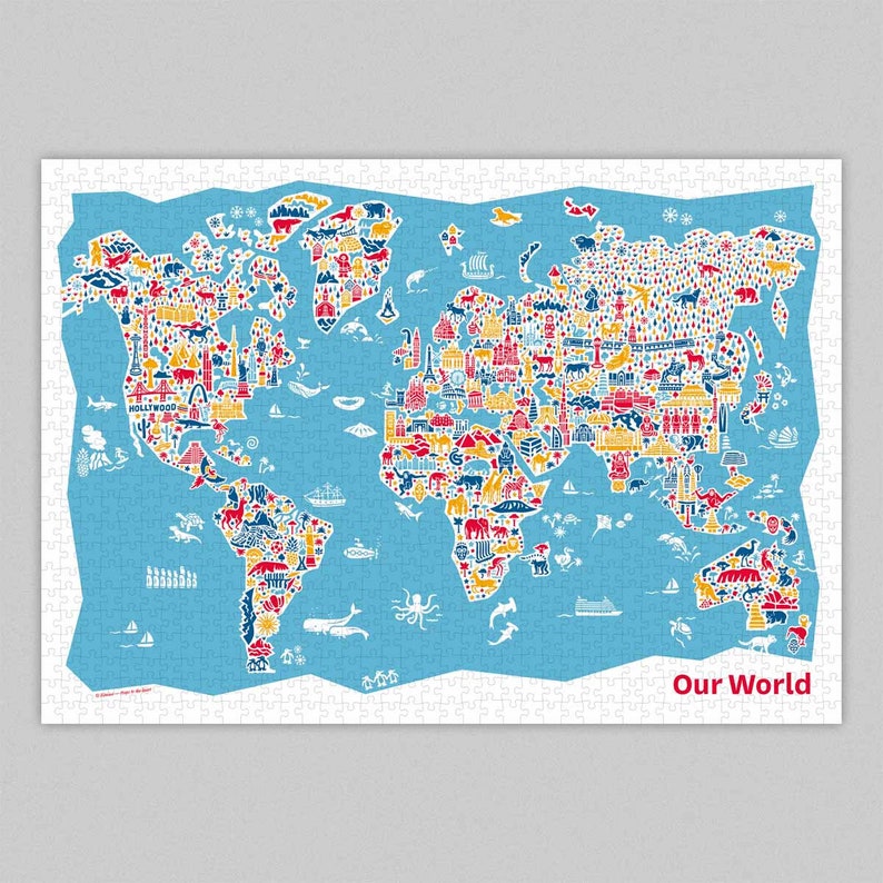 World map jigsaw puzzle image 2
