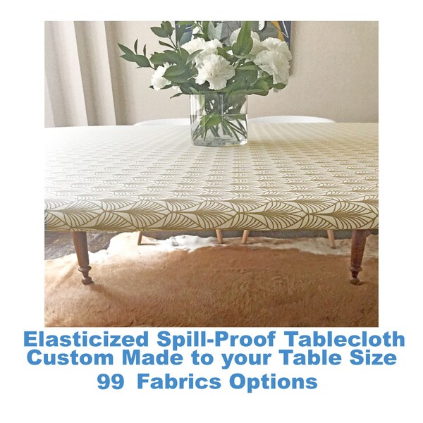 Fitted Oval Tablecloth Etsy