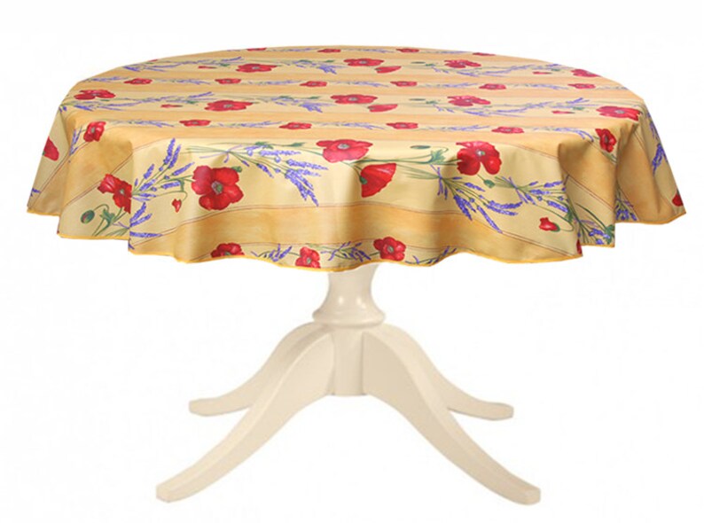 Round French Provence Tablecloth Indoor Outdoor 42 to Etsy