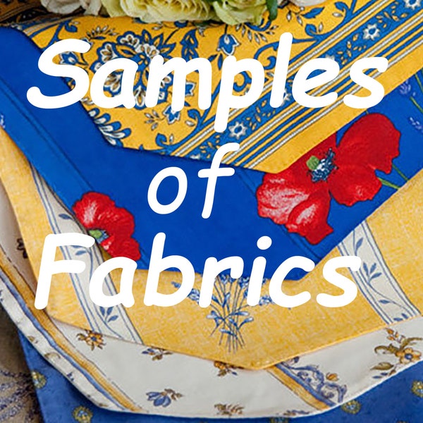 Samples of Spill-Proof Fabrics  Soleil de Provence