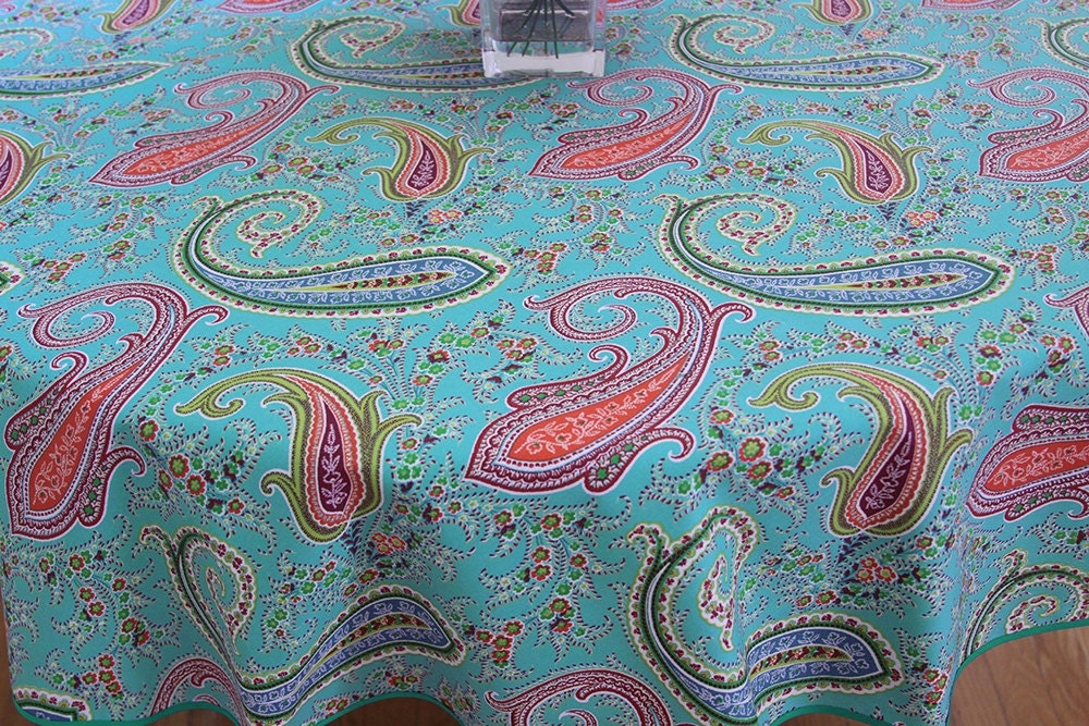 Round French Provencal 42 to 63 inches Coated Table Cloth | Etsy