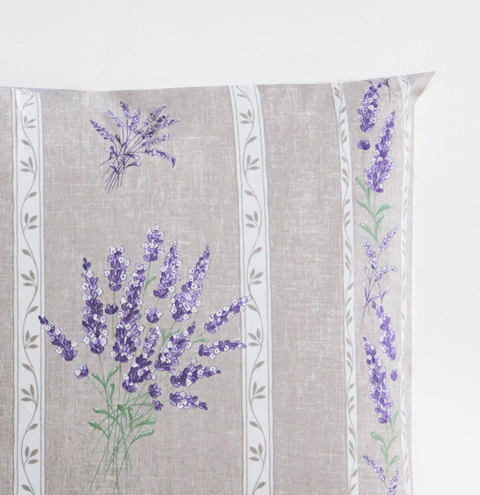 Coated Pillow Cover Lavender in Grey Choose the size and Etsy