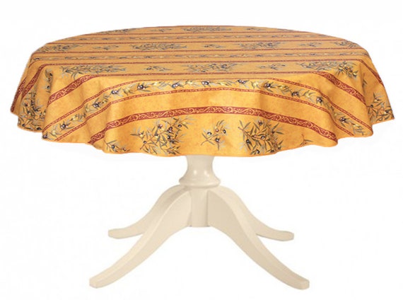 Round Or Square Wipeable Provence, Large Round Outdoor Tablecloth