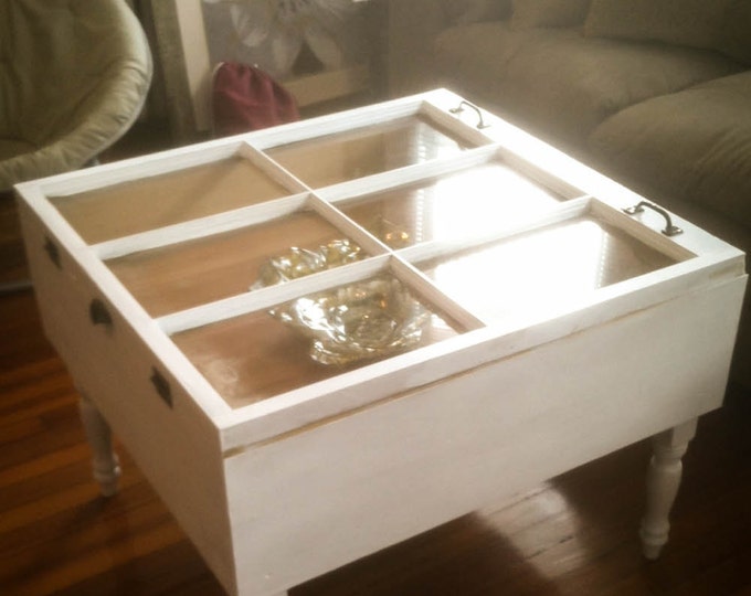 Repurposed Window Frame Coffee Table Etsy