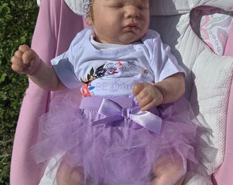 Realborn Lavender Awake Lavender Reborn Kit Reborn Doll Kit