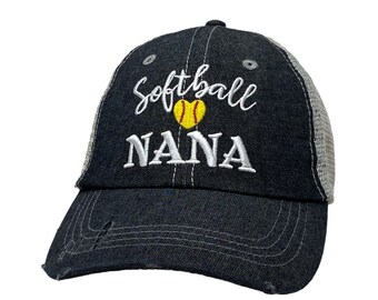 Cocomo Soul Softball Nana Embroidered Hat -314