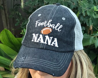 Football Nana Embroidered Baseball Hat